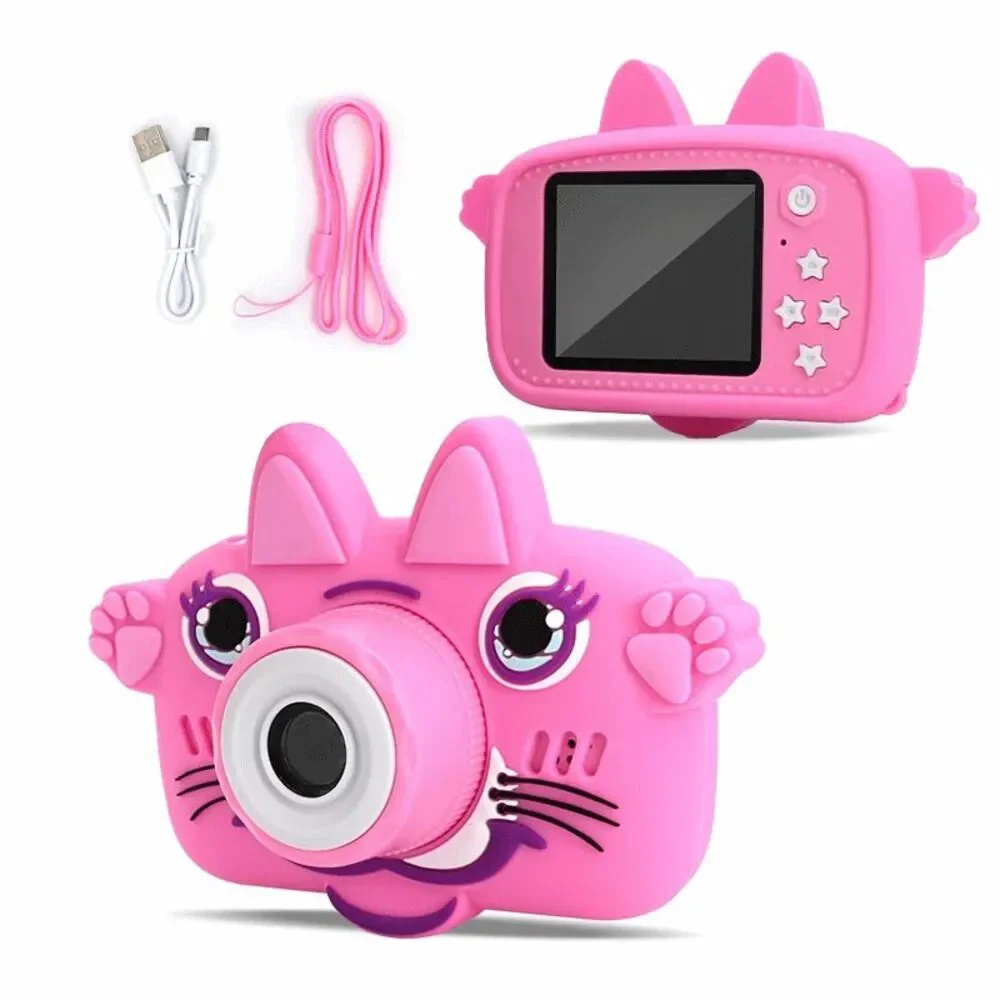 G-Kidz Pic Perfect Kids Camera 50 Pictures Frames Filters Games Pink Open Box
